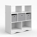 Mobile contenitore in legno, colore bianco