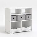 Mobile contenitore in legno, colore bianco