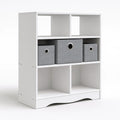 Mobile contenitore in legno, colore bianco